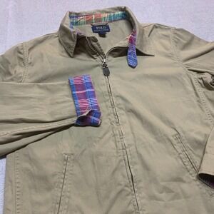 Polo Ralph Lauren‎ Jacket Boys XL Bi-Swing Full Zip Windbreaker Bomber Coat